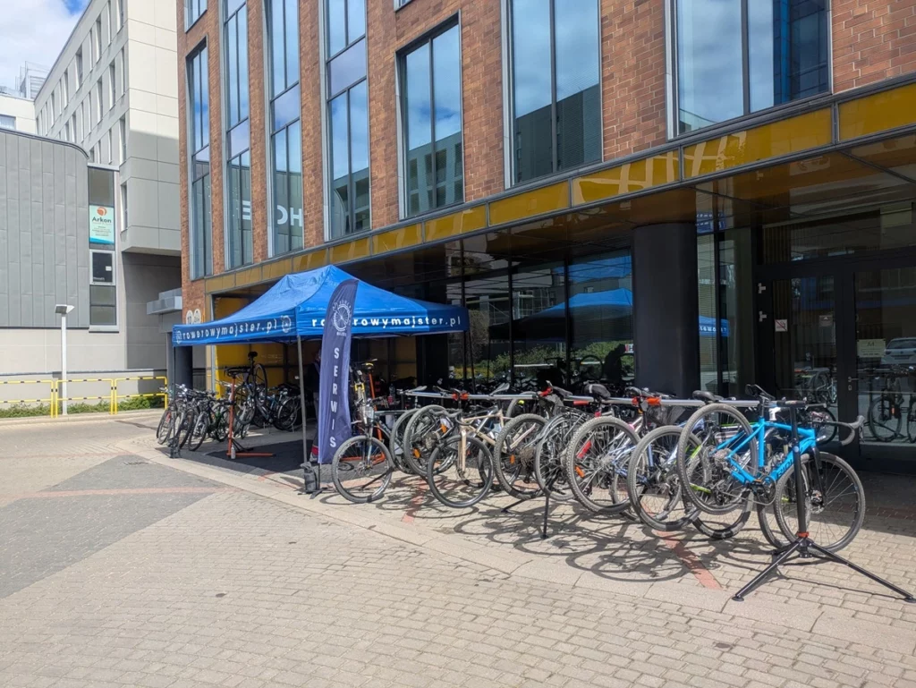 Bike day - serwis rowerowy w firmie.