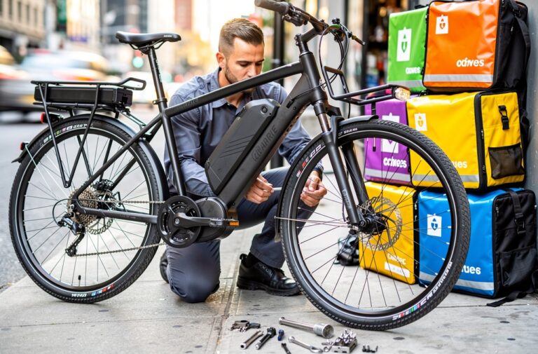 Serwis rowerów elektrycznych kurierskich – mobilny dojazd, wymiana dętek i opon w domu!